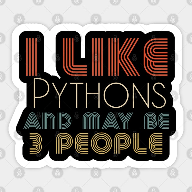 python Sticker by Design stars 5